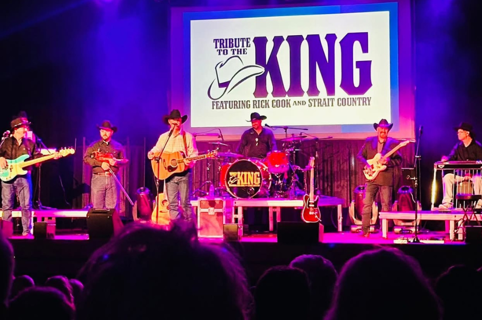 Band on a stage