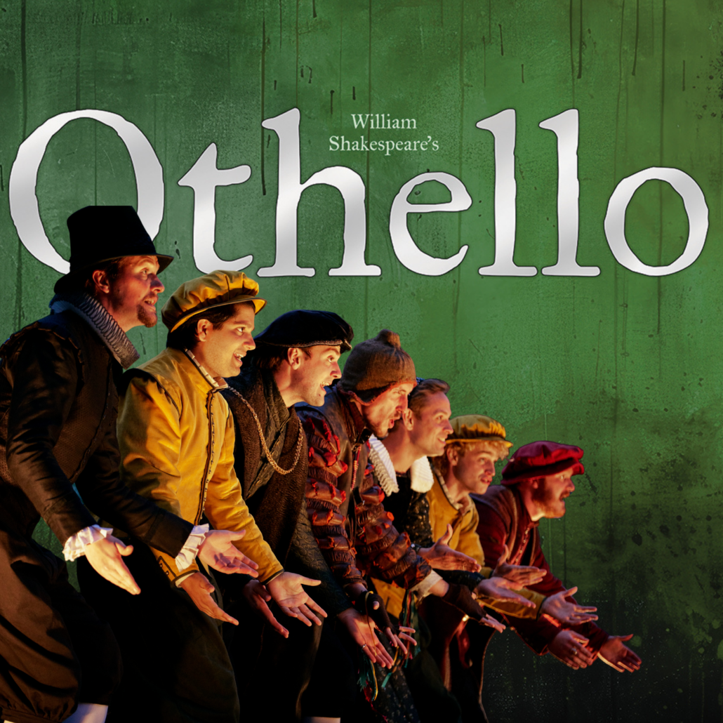 Othello title and group of Shakespearian men