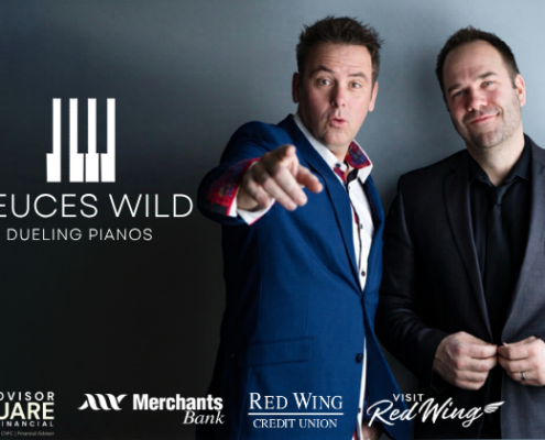 Deuces Wild Dueling Pianos - Sept 19 deuces wild dueling pianos two men standing