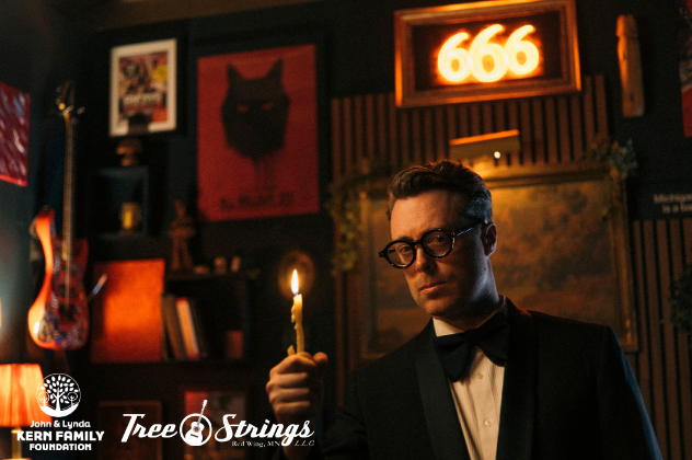 jeremy messersmith All Hallows' Eve - Oct 30 man holding candle in a dark room