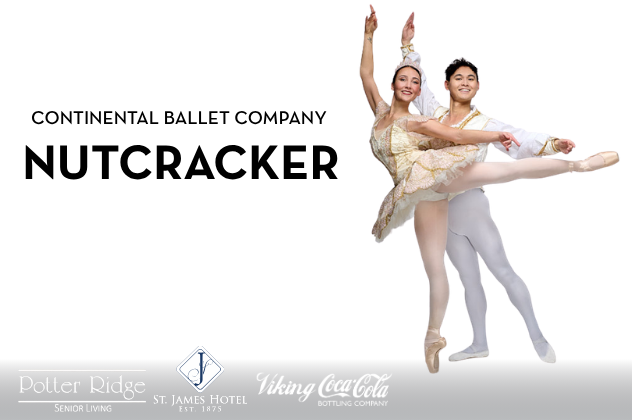 Nutcracker - Continental Ballet - Dec 15 A man and woman ballet dancing continental ballet company nutcracker