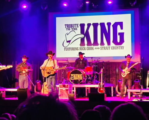 Band on stage