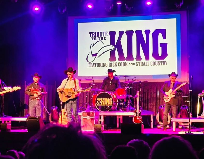 Band on stage